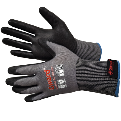 Перчатки Gward No-Cut Markus 2.0 противопорезные с полиуретановым покрытием (No-Cut PU5C), 12/120