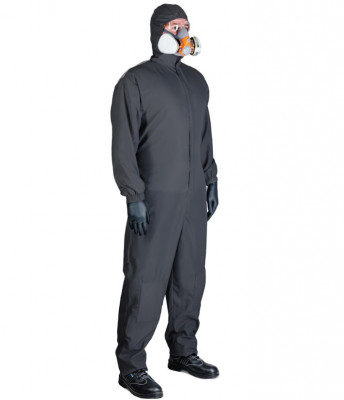 Комбинезон Jeta Safety JPC155 Paint-Expert из полиэфирной ткани с защитными коленями,пл.70г/м2, цвет: серый Комбинезон Jeta Safety JPC155 Paint-Expert из полиэфирной ткани с защитными коленями,пл.70г/м2, цвет: серый