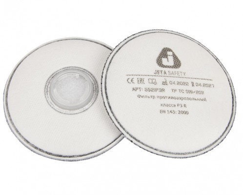 Фильтр Jeta Safety 5521P3R противоаэрозольный класса P3 R (в упаковке 2 шт) Фильтр Jeta Safety 5521P3R противоаэрозольный класса P3 R (в упаковке 2 шт)