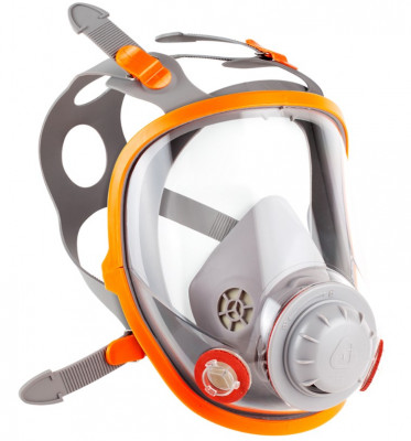 Маска полнолицевая Jeta Safety 5950 в комплекте защитная пленка