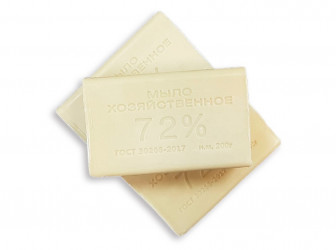 Мыло хозяйственное 100 гр. 72% без обертки Мыло хозяйственное 100 гр. 72% без обертки
