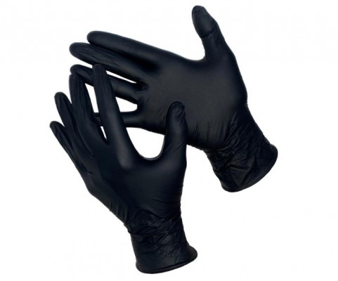 Перчатки GWARD Deltagrip Total Black черные нитриловые (уп.50пар) Перчатки GWARD Deltagrip Total Black черные нитриловые (уп.50пар)